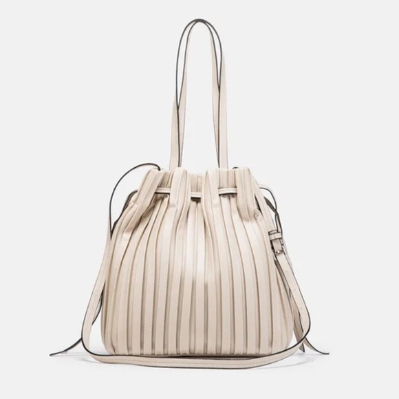 Zara Handbags - Zara Pleated Bag Crossbody and Purse